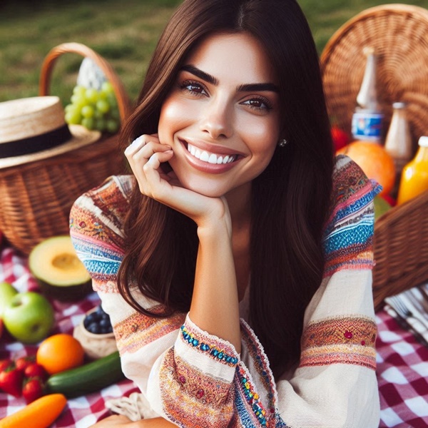 Un día de campo es una celebración, lleva prendas y accesorios coloridos,