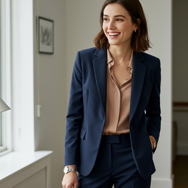 Look ejecutivo moderno para reuniones de lunes en la oficina