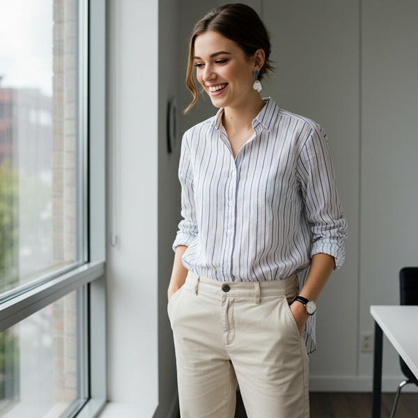 Look casual profesional para el viernes en la oficina