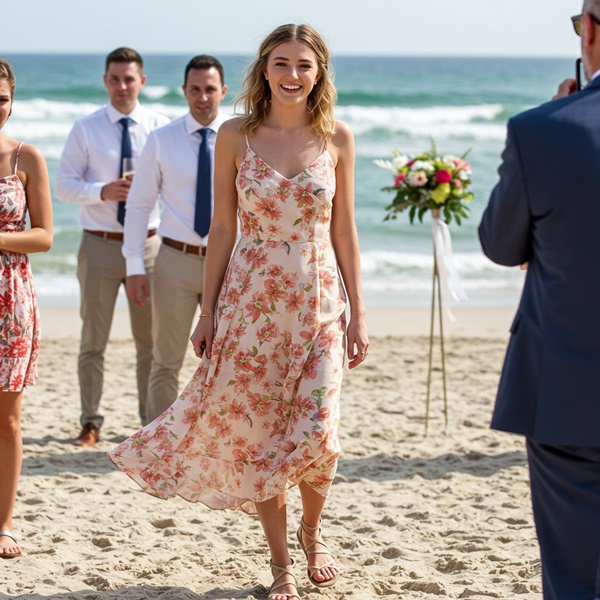 Ideas geniales para tu look de invitada a una boda de playa