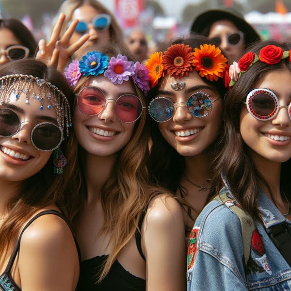 Usa lentes con estilo para el Corona Capital