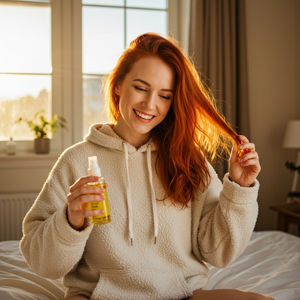 aceite capilar nutritivo para dar brillo y suavidad al cabello