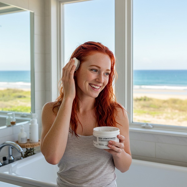 Mascarilla hidratante para proteger el cabello antes y después de la playa