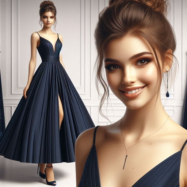 Para tu graduación elige un vestido clásico y elegaante