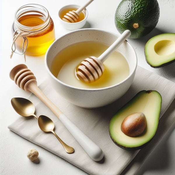 Puedes hacer una mascarilla casera hidratante con aguacate y miel