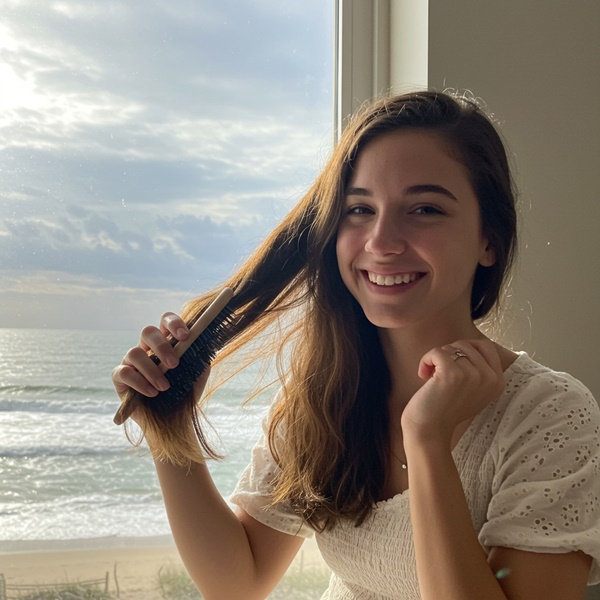 cepillo de dientes anchos para desenredar cabello húmedo sin dañarlo
