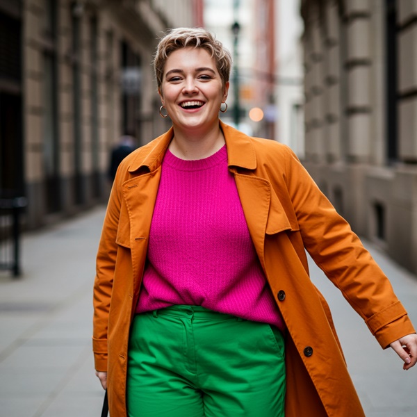apuesta por el color block en tu look maximalista