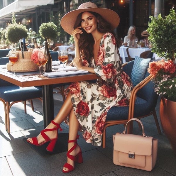 Looks con tacones rojos