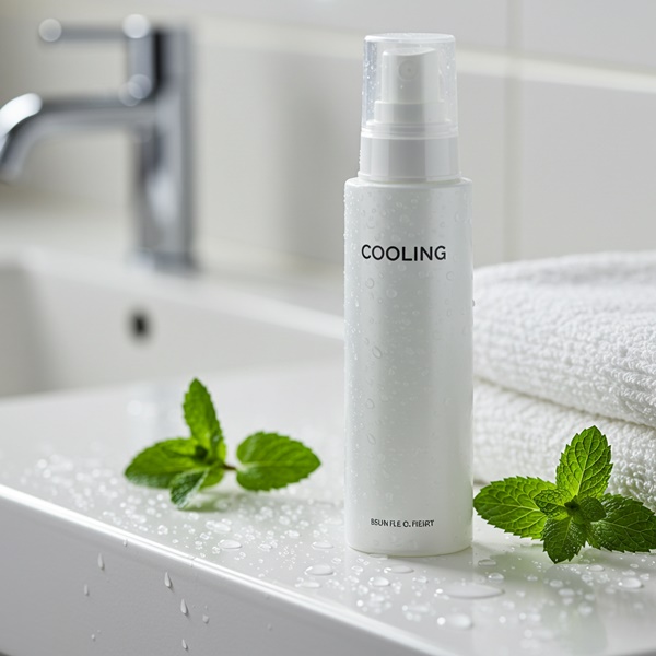 Ice-Facial Mist refrescando el rostro en verano para efecto glow inmediato