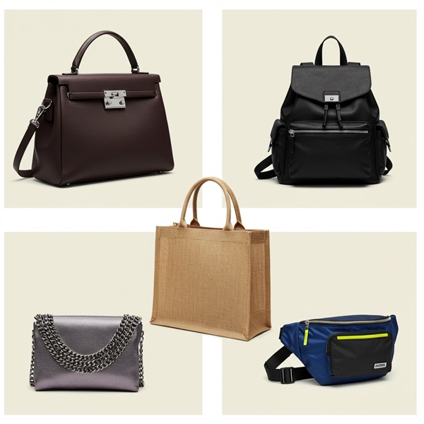qué tipo de bolso prefieres entre tote, boack pack, clutch, etc