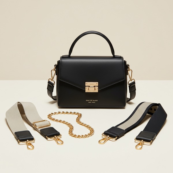 Mini bag con correa intercambiable para uso crossbody y de mano