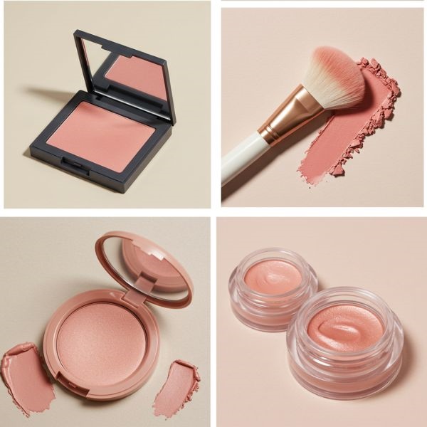 Diferentes tipos de blush y cómo aplicarlos en la piel