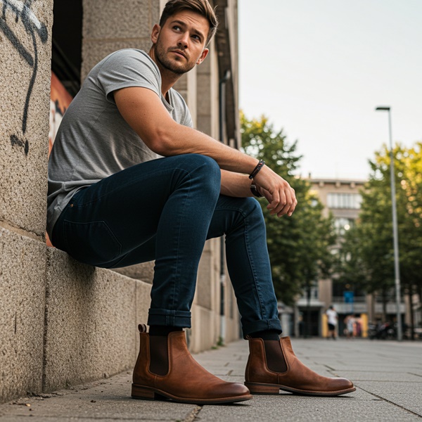 Las botas Chelsea son un calzado clásico que va bien con todo