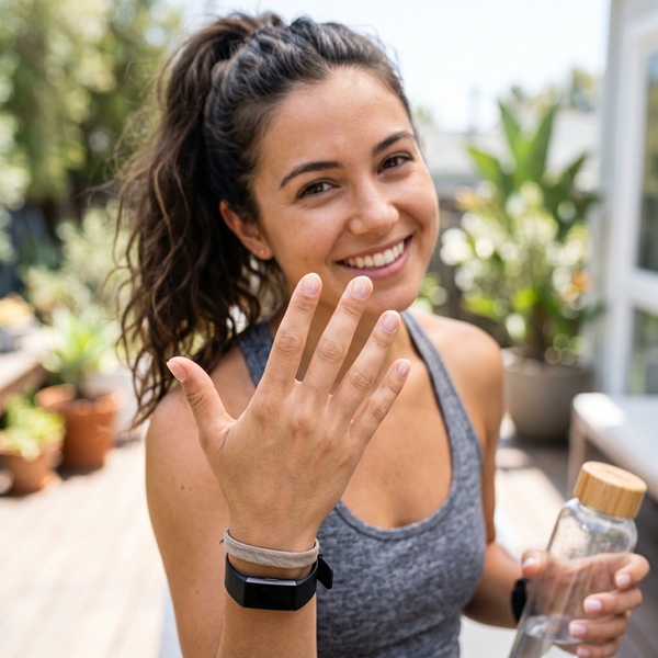 Manicura natural y corta ideal para mujeres deportivas y estilos prácticos