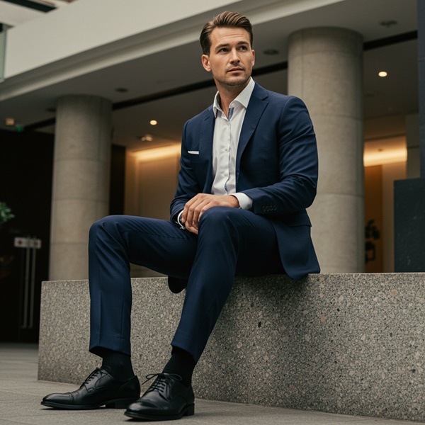 Look clásico con zapatos Oxford