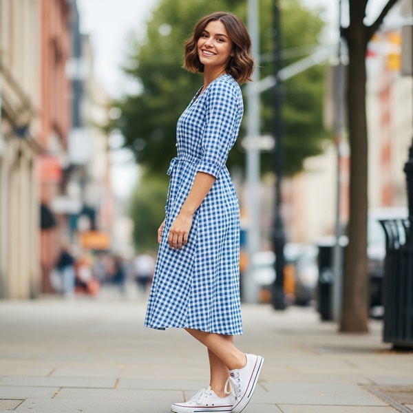 Cuadros vichy, el estampado romántico con aire retro