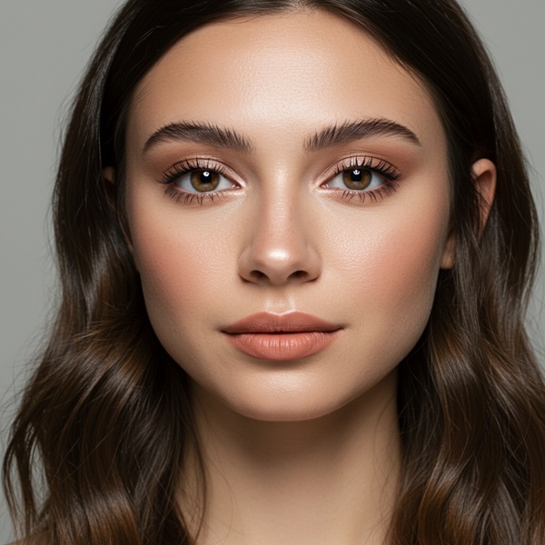 Maquillaje natural y labios nude