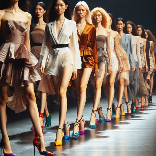Los stilettos son los reyes de las pasarelas