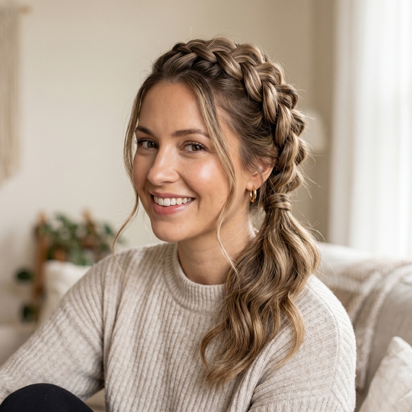 La trenza holandesa es más elegante que la francesa