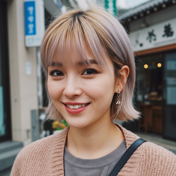 El fleco coreado está en tendencia