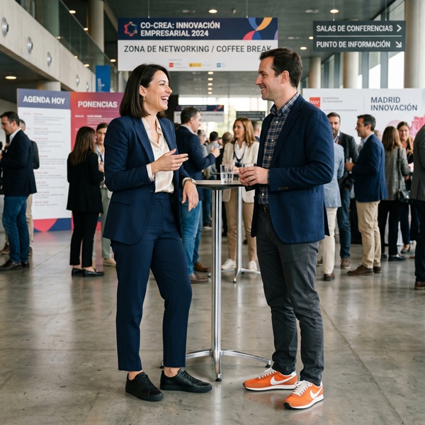 Dress code corporativo con tenis para hombre y mujer