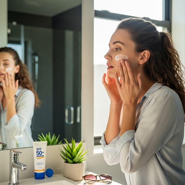 Uso de protector solar en la rutina de skincare en invierno