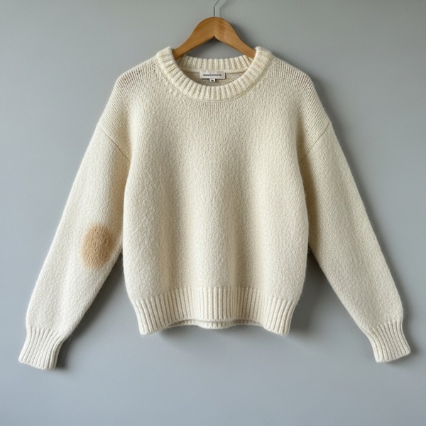 Cómo quitar correctamente una mancha en un suéter de lana