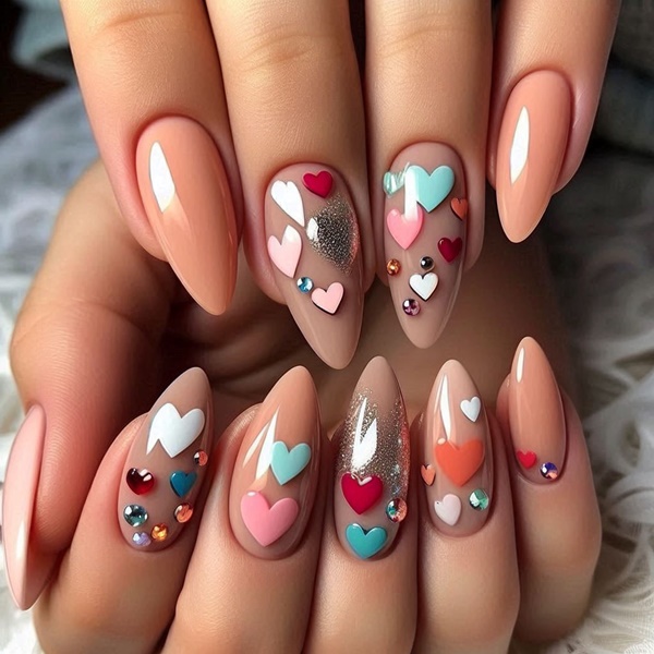 Ideas para manicura de San Valentín hecha en casa