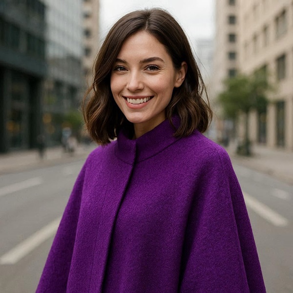 Capa elegante para looks de invierno con estilo