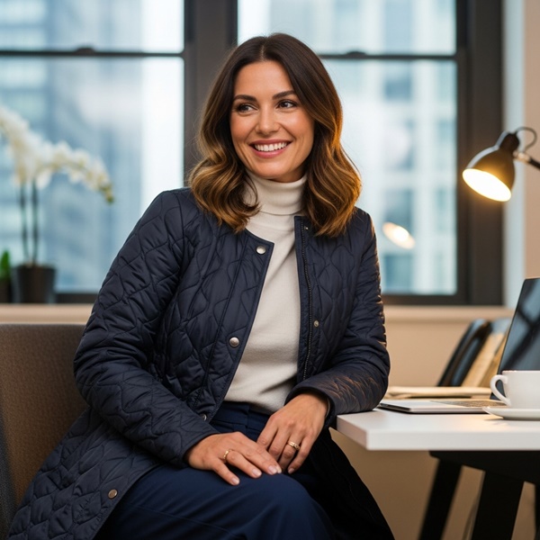 Look cómodo y funcional para ir a trabajar en invierno