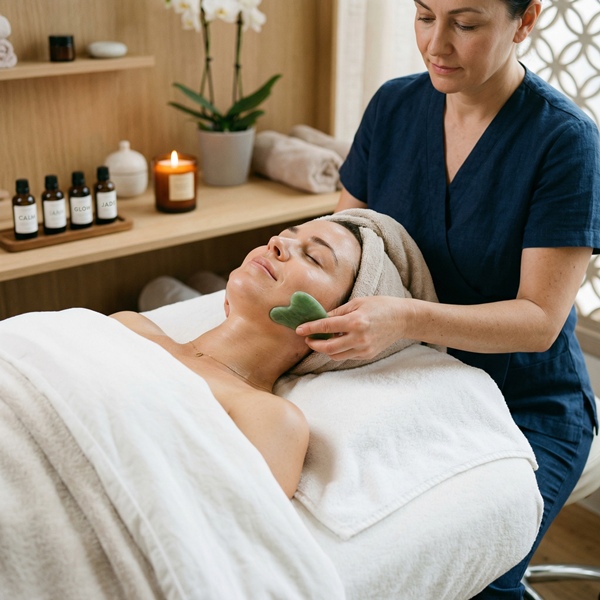 El gua sha puede aliviar la tensión y reducir el estrés