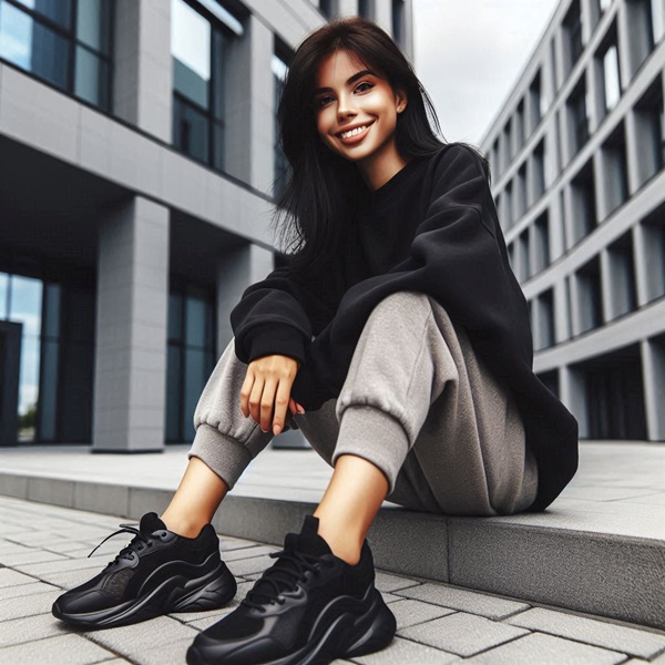 Tips para crear looks con tenis negros