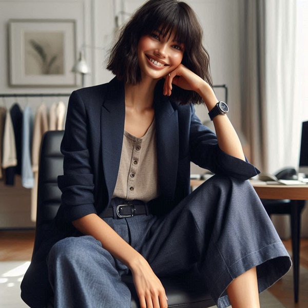 looks con pantalón de lino para verte chic