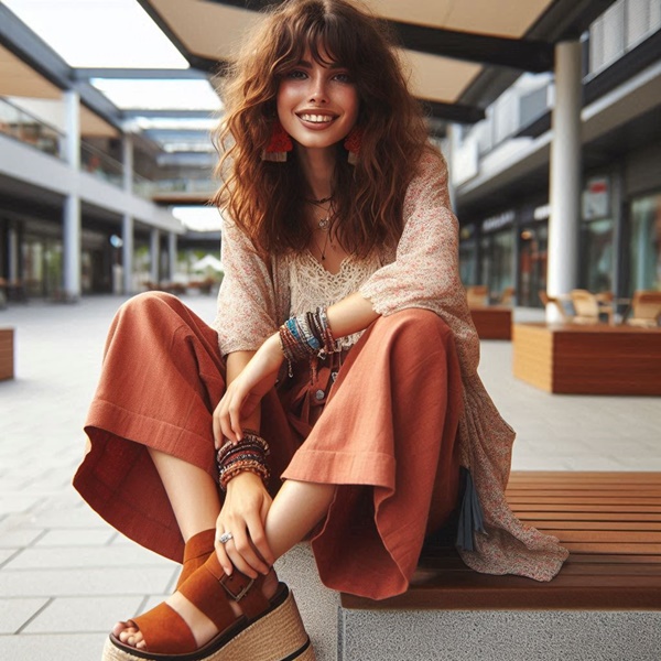 looks con pantalón de lino para verte chic