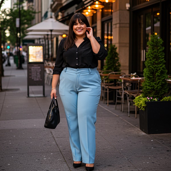 Looks en azul cielo las mejores combinaciones