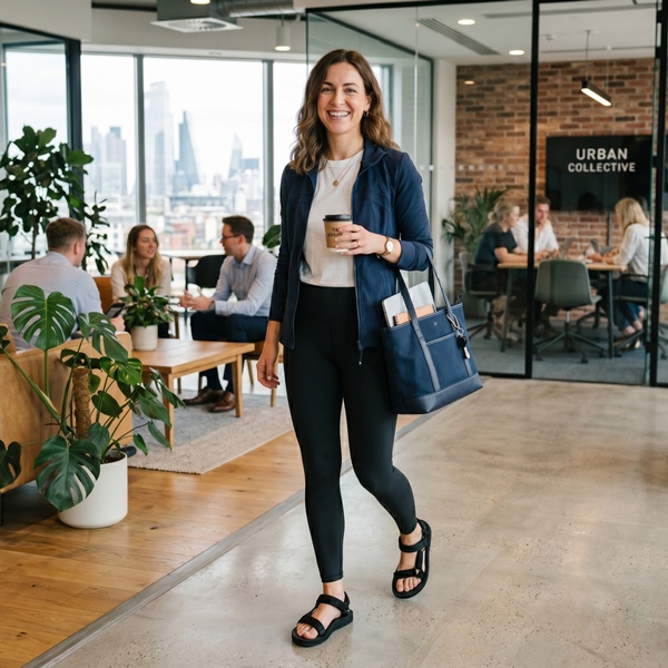 Loos sporty con sandalias deportivas 