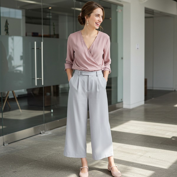 look balletcore para oficina