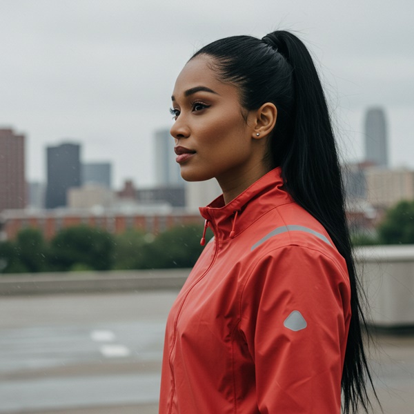 Peinados resistentes a la humedad como trenzas y moños para días lluviosos