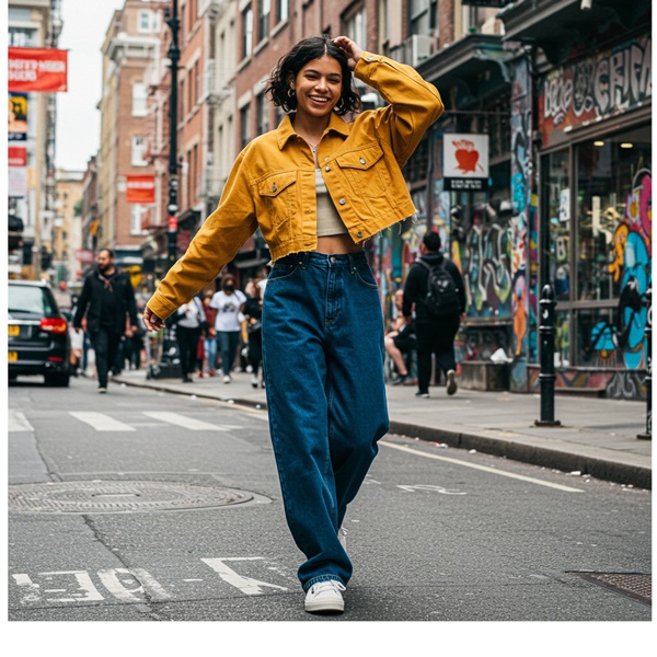 Baggy jeans para un look urbano 