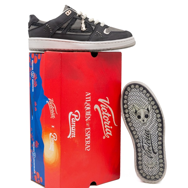 Tenis Panam edición limitada con Cerveza Victoria inspirados en el Xoloitzcuintle