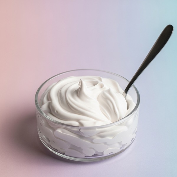 Crema corporal soufflé y aceite en spray sobre una mesa de baño elegante