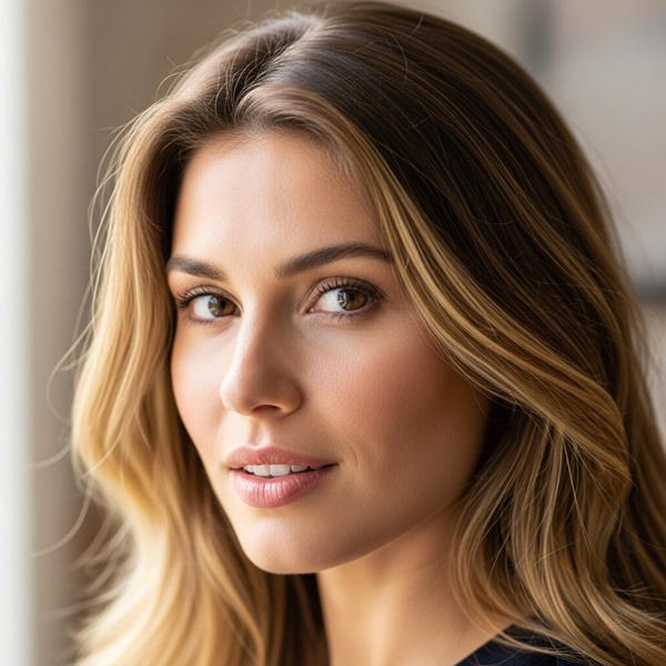 Cabello color miel cálido que ilumina el rostro en 2026