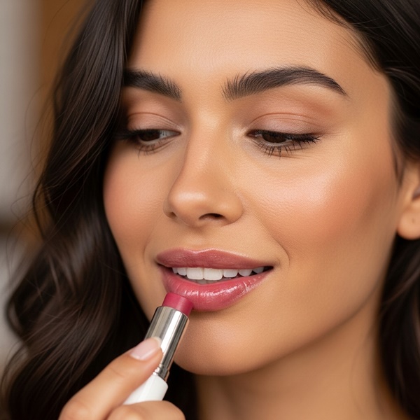 Bálsamo con color para labios tendencia 2026 con efecto natural