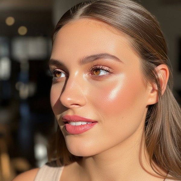 Labial nude rosado en tendencia 2026 ideal para maquillaje natural