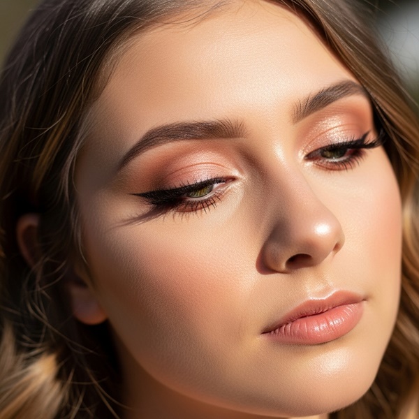 Sombra durazno neutro para iluminar la mirada y suavizar ojeras en invierno