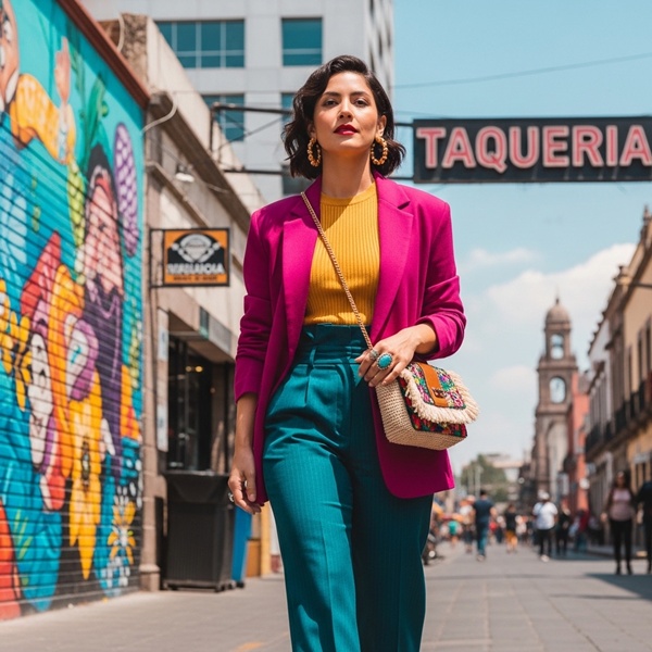 El meximalismo como expresión de la identidad cultural en la moda mexicana.