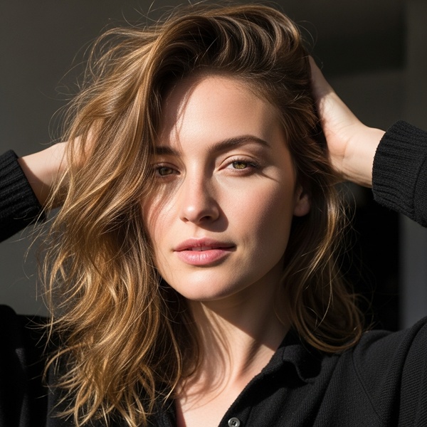 Ondas suaves y naturales en el cabello, tendencia de waves ligeras para 2026