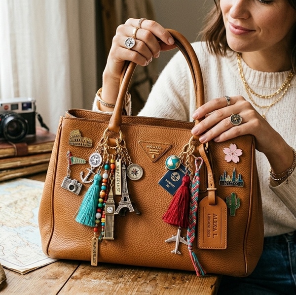 Los recuerdos de viaje son excelentes para llevarlos en el bolso