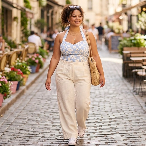 El top halter es uno de los favoritos del verano