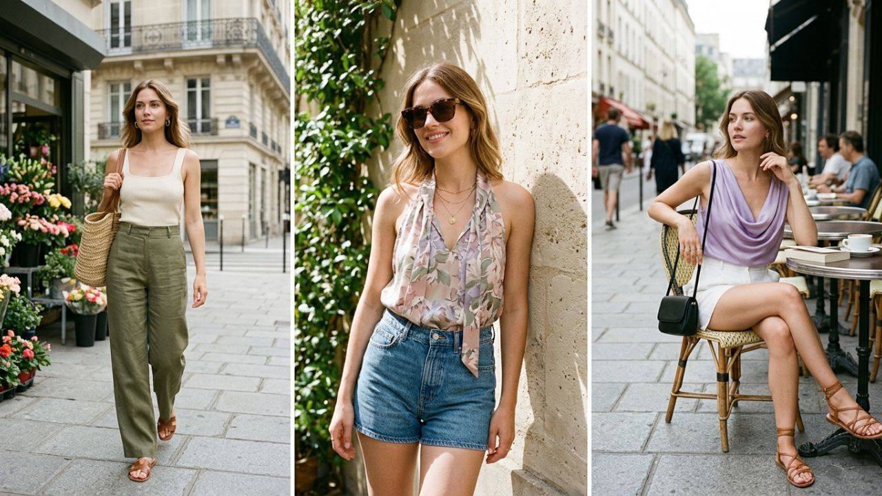 Tops ligeros para el verano